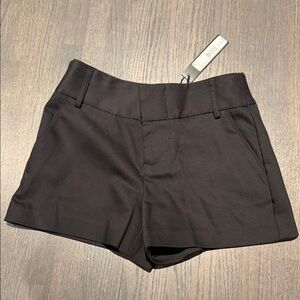 Alice + Olivia Black Shorts